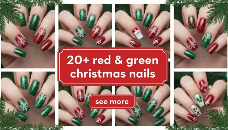 red-green-Christmas-nails