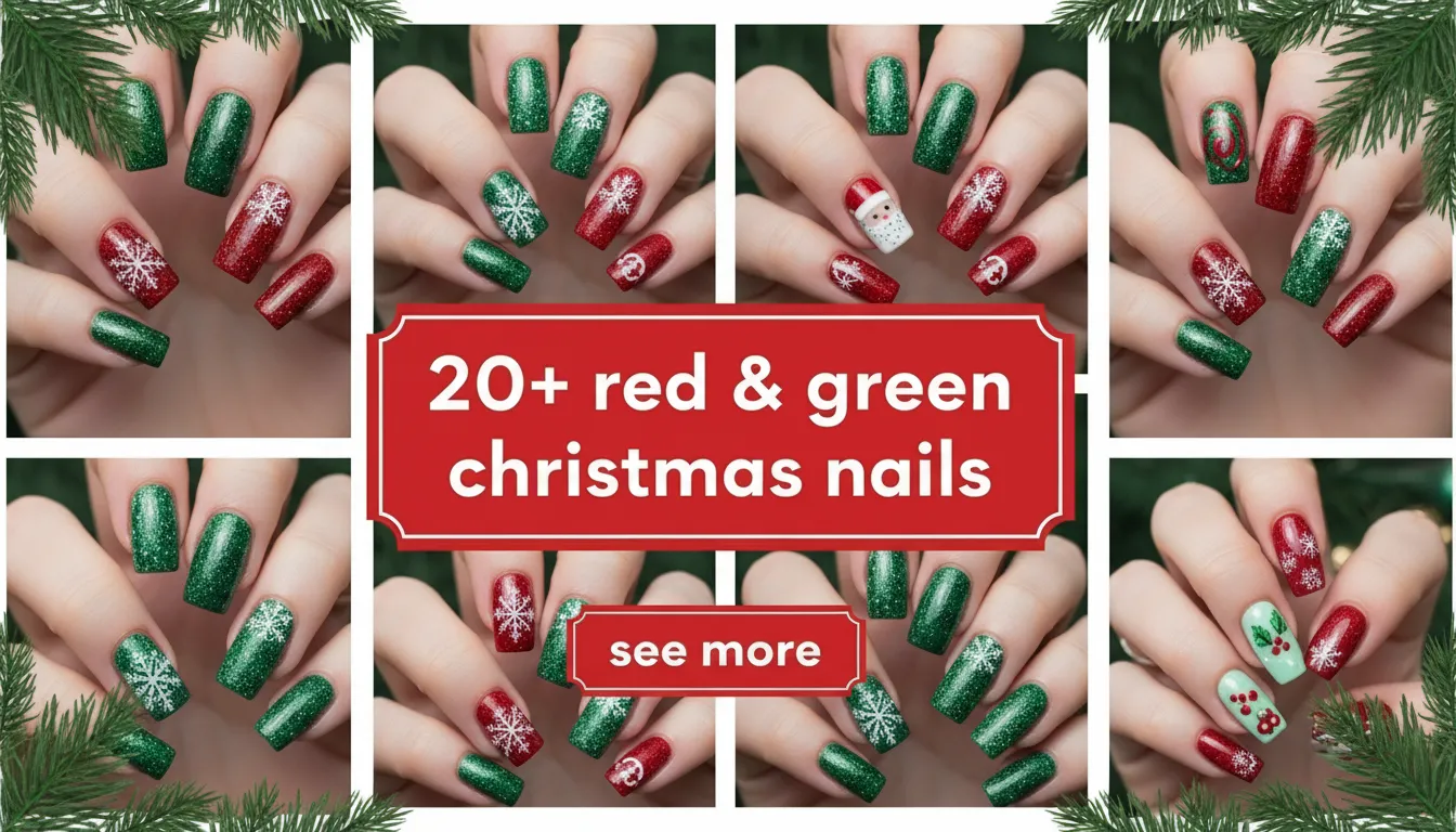 red-green-Christmas-nails