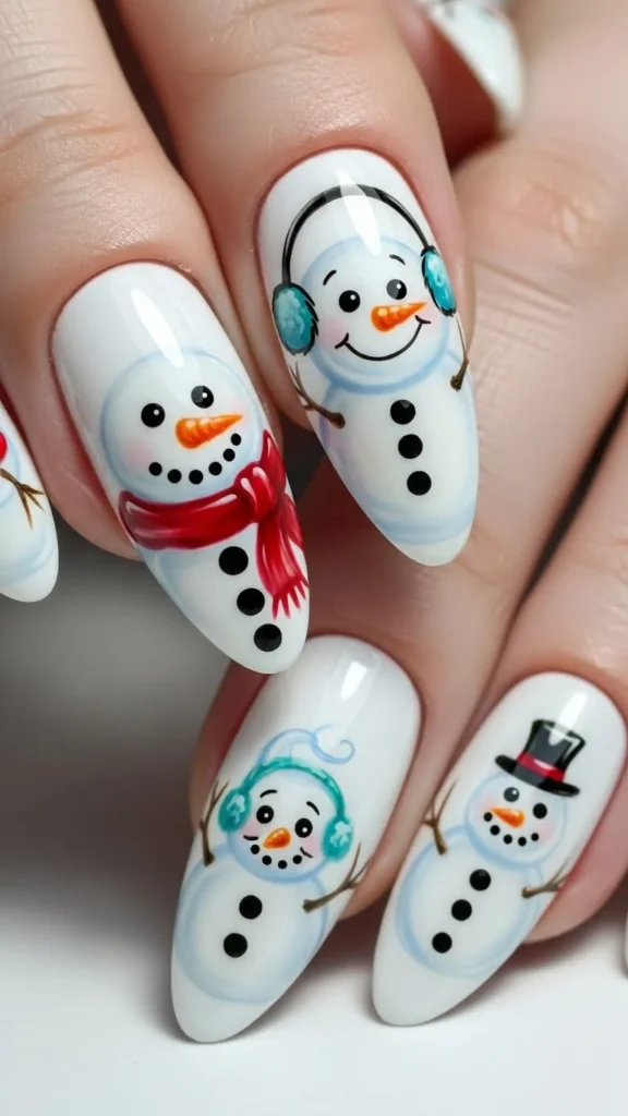 classic-snowman-on-white-background