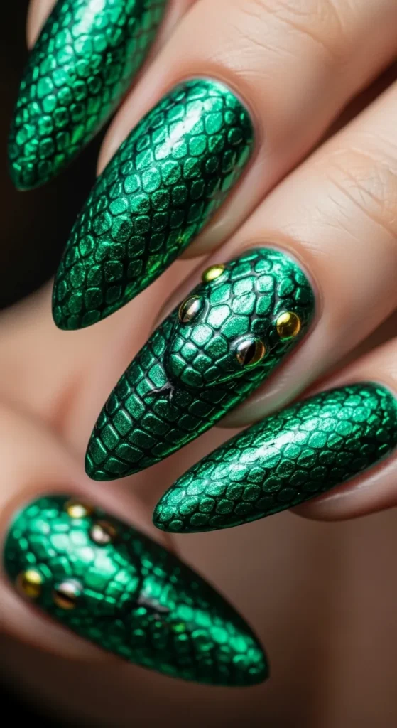 Metallic-Green-Cobra-Look