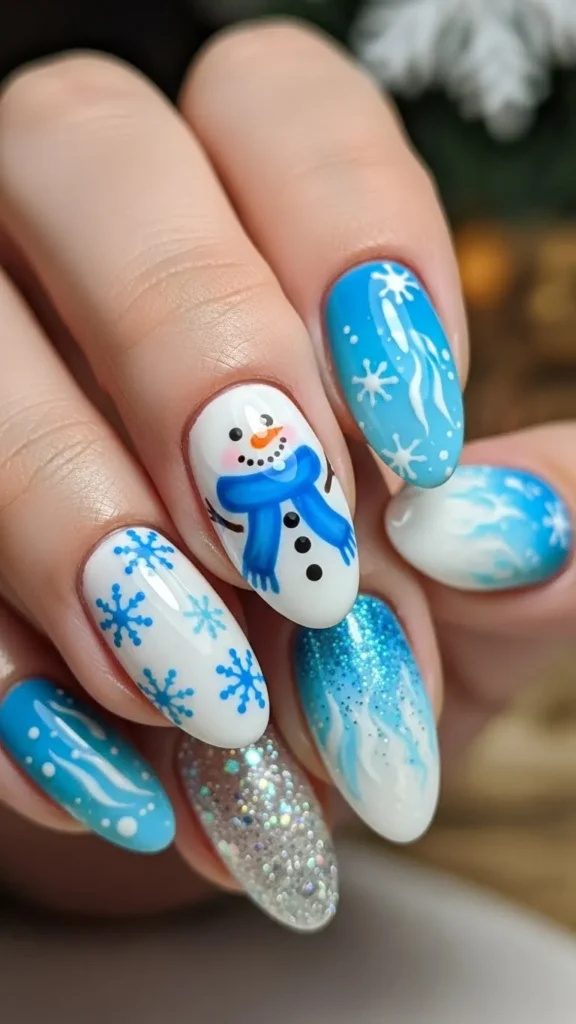 snowman-with-blue-scarf
