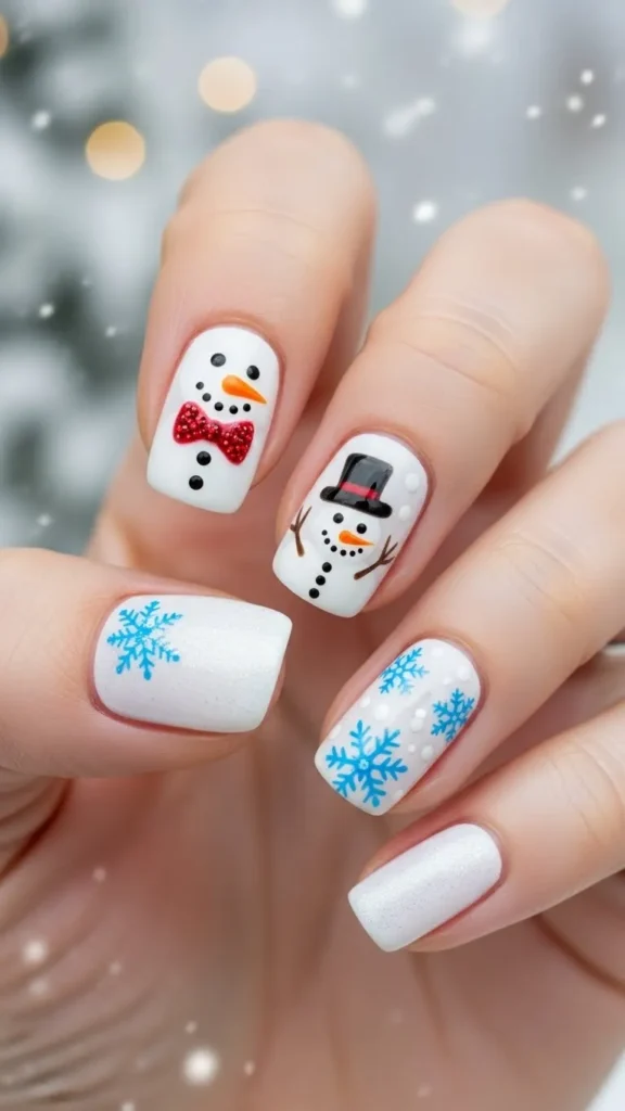 snowman-with-bow-tie