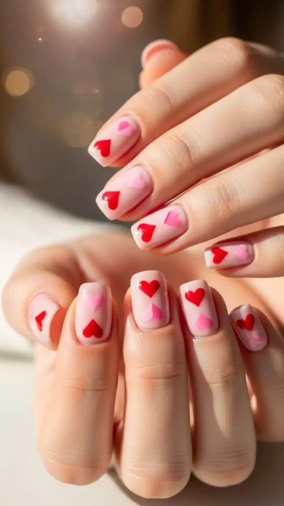 two-tone-heart-nails