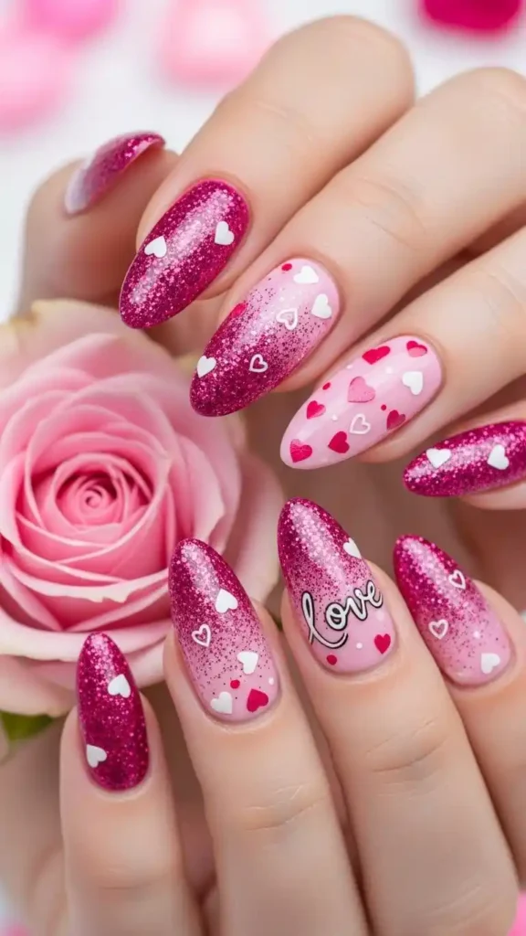 glitter-ombre-love