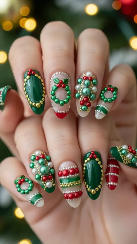 green-and-red-pearl-patterns-for-christmas-spirit