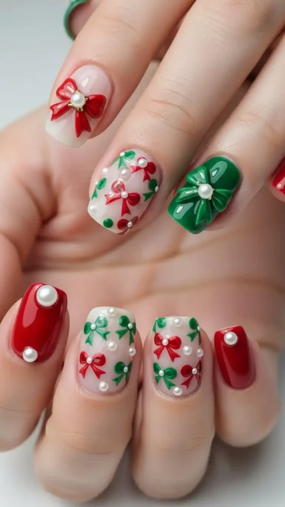 holiday-bow-patterns-with-pearls