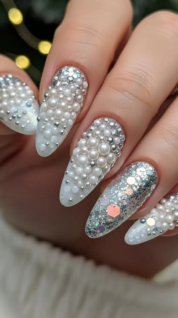 pearl-and-glitter-gradient-nails