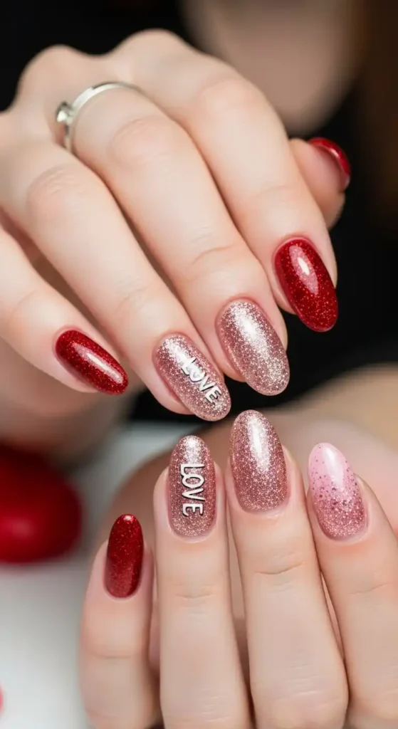 glitter-ombre-love-nails