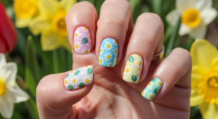 daisy-spring-nail