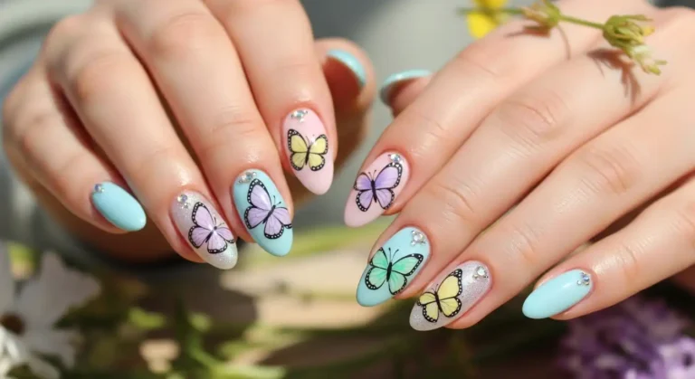 spring-butterfly-nails