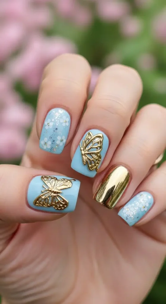 baby-blue-gold-butterfly-accent