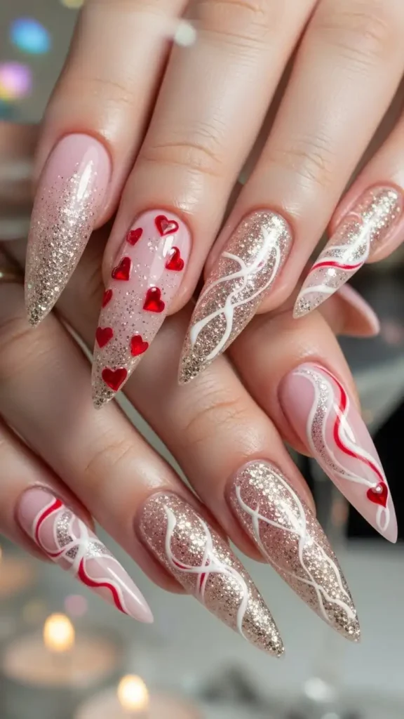 champagne-glitter-elegant-nails