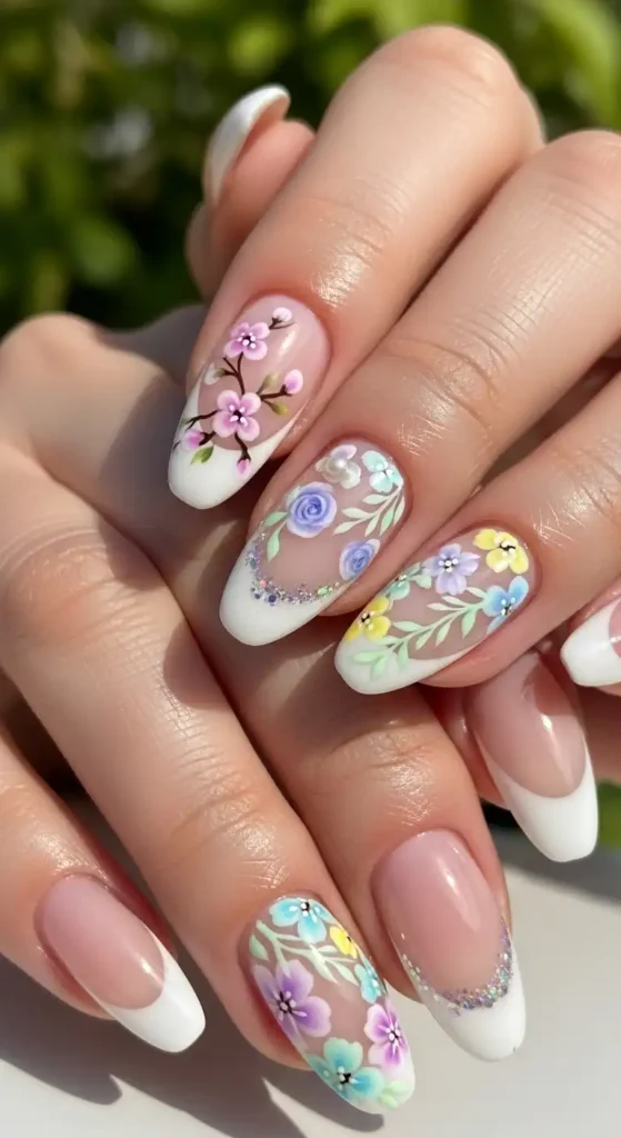 french-tip-nail-with-a-twist