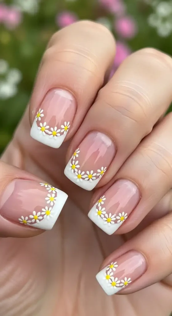french-tips-with-daisy-edge
