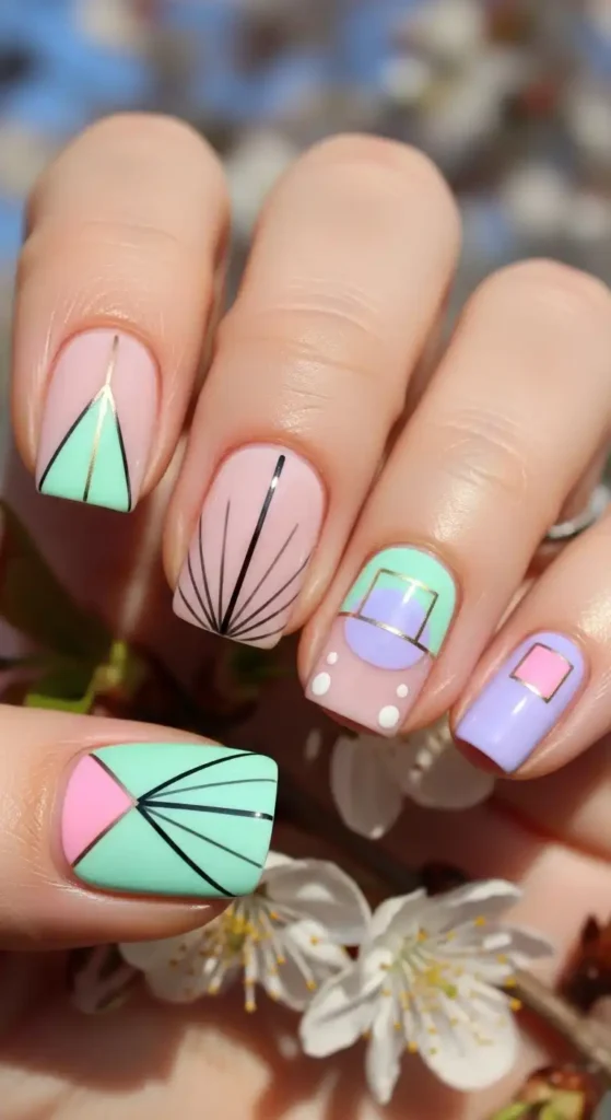geometric-shape-nail-design