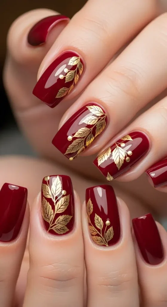 golden-leaf-and-berry-red