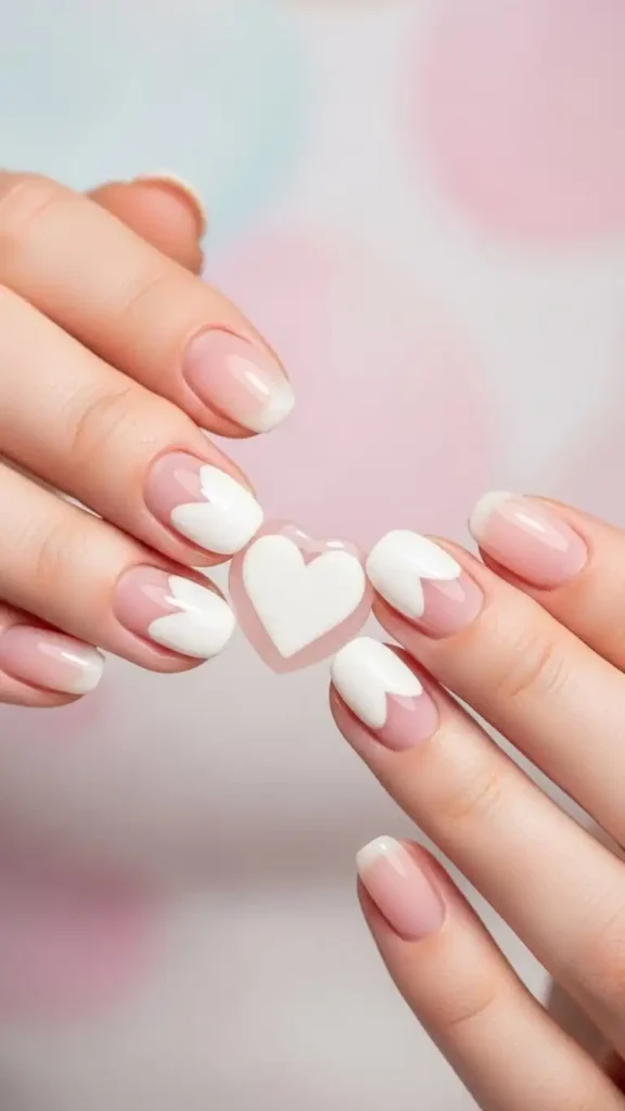 half-heart-matching-manicure