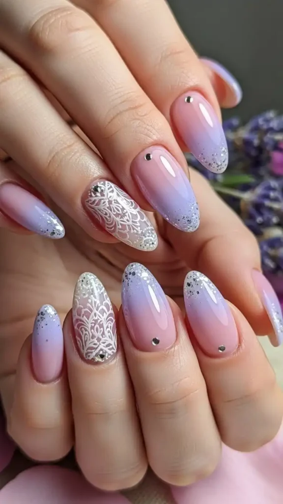 lavender-and-pink-mix-nails