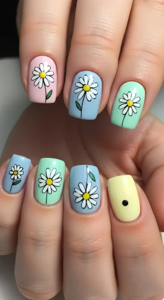 minimalist-line-art-daisies