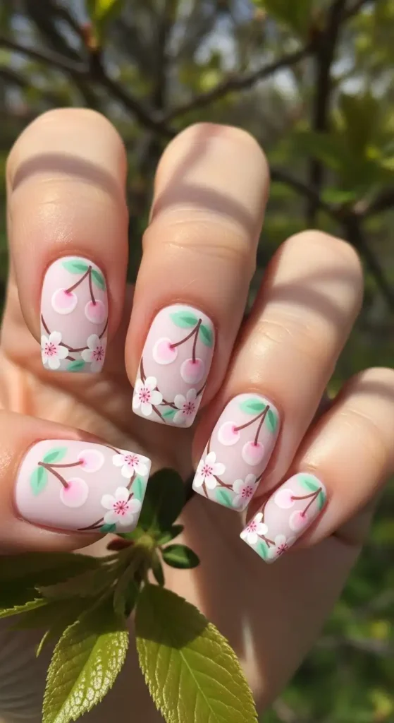pastel-cherry-tip-nails