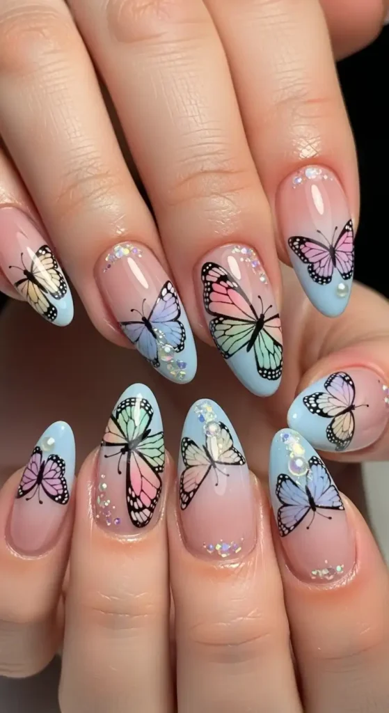 pastel-ombre-butterfly-tips