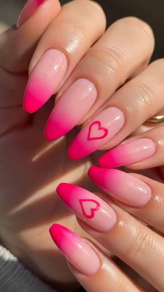 peony-glow-heart-gradient-nails