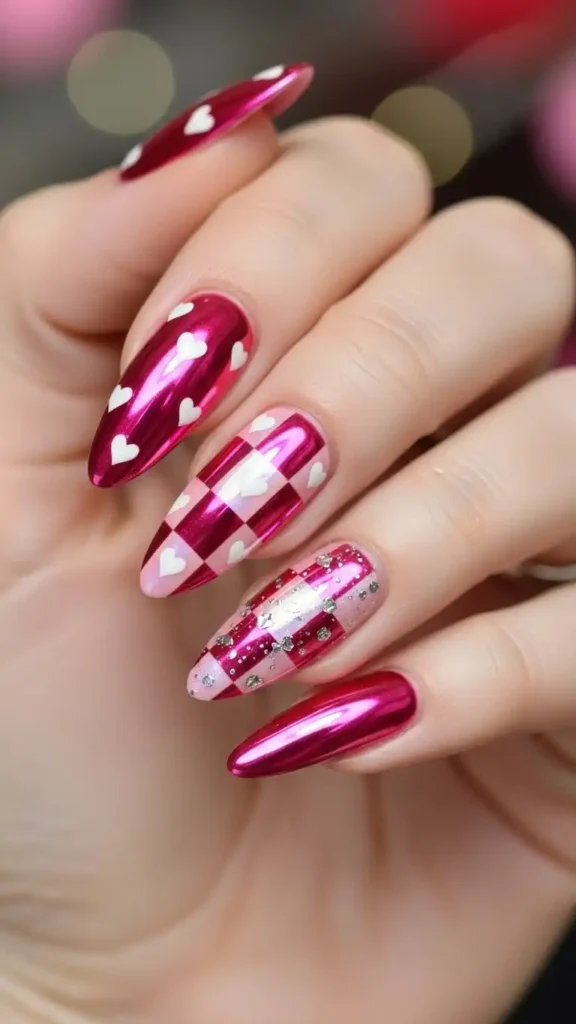 pink-checker-chrome