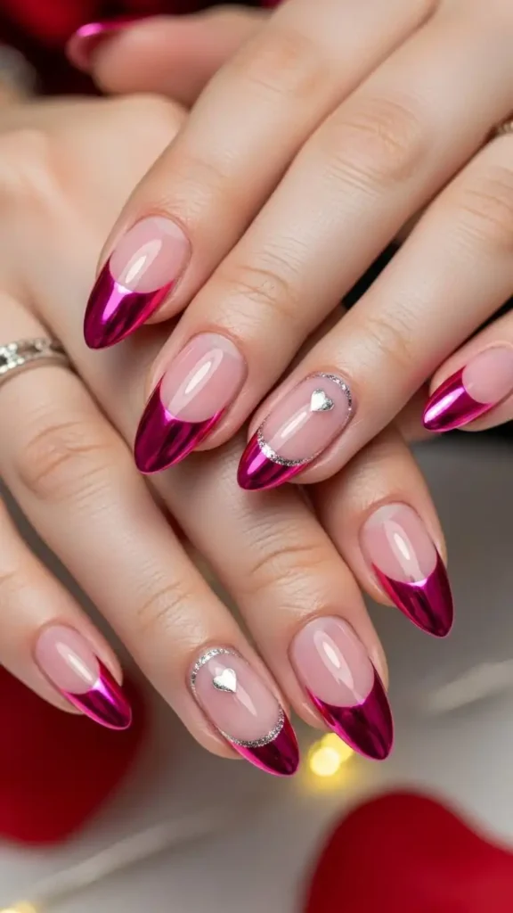 pink-chrome-tip-nails