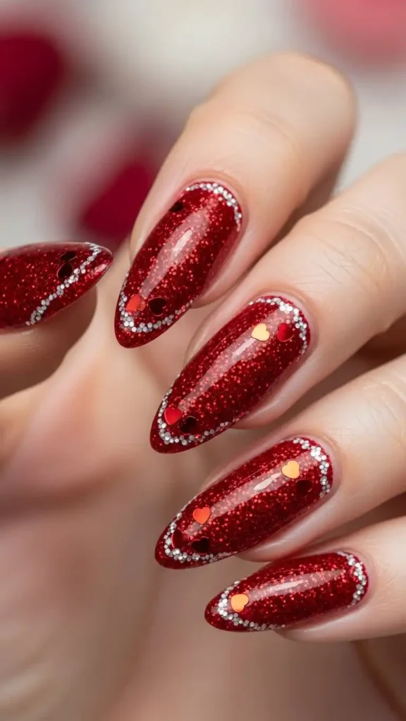 red-glitter-cuticle-detailing