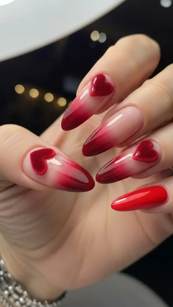 red-velvet-heart-ombre-nails