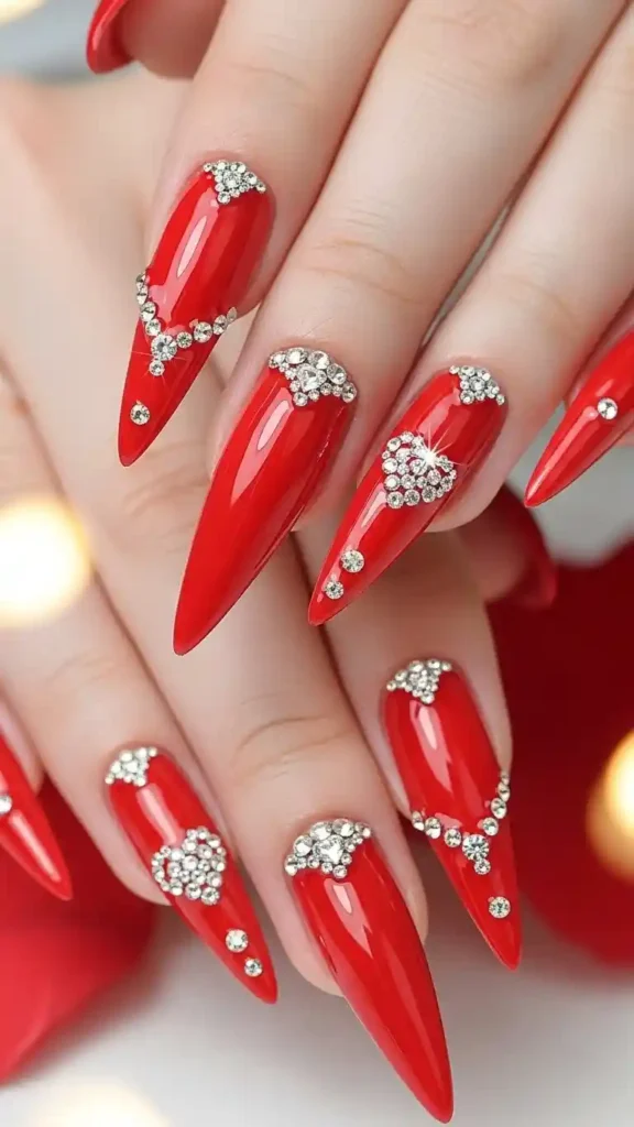 red-with-tiny-rhinestones