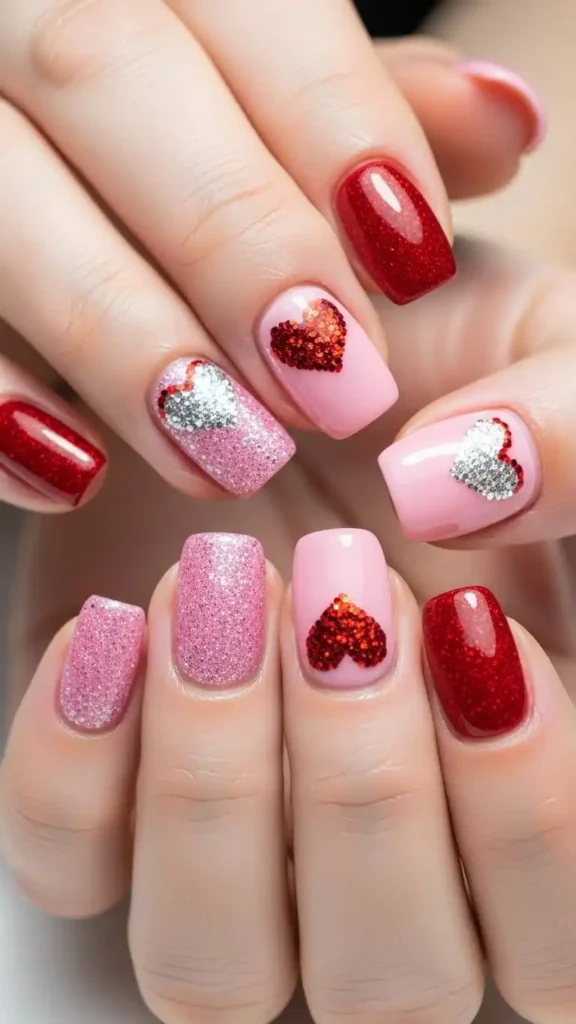 tiny-glitter-heart-accent-nails