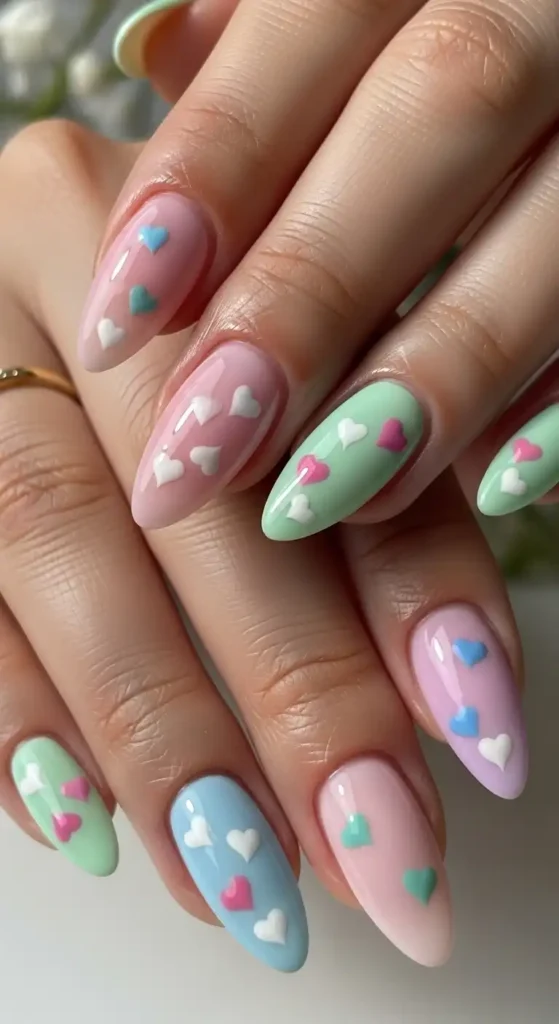tiny-heart-nail-design