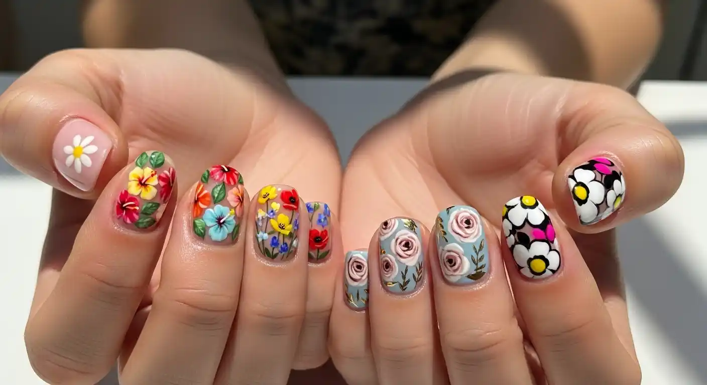 flower-nail-design-to-brighten-your-nail