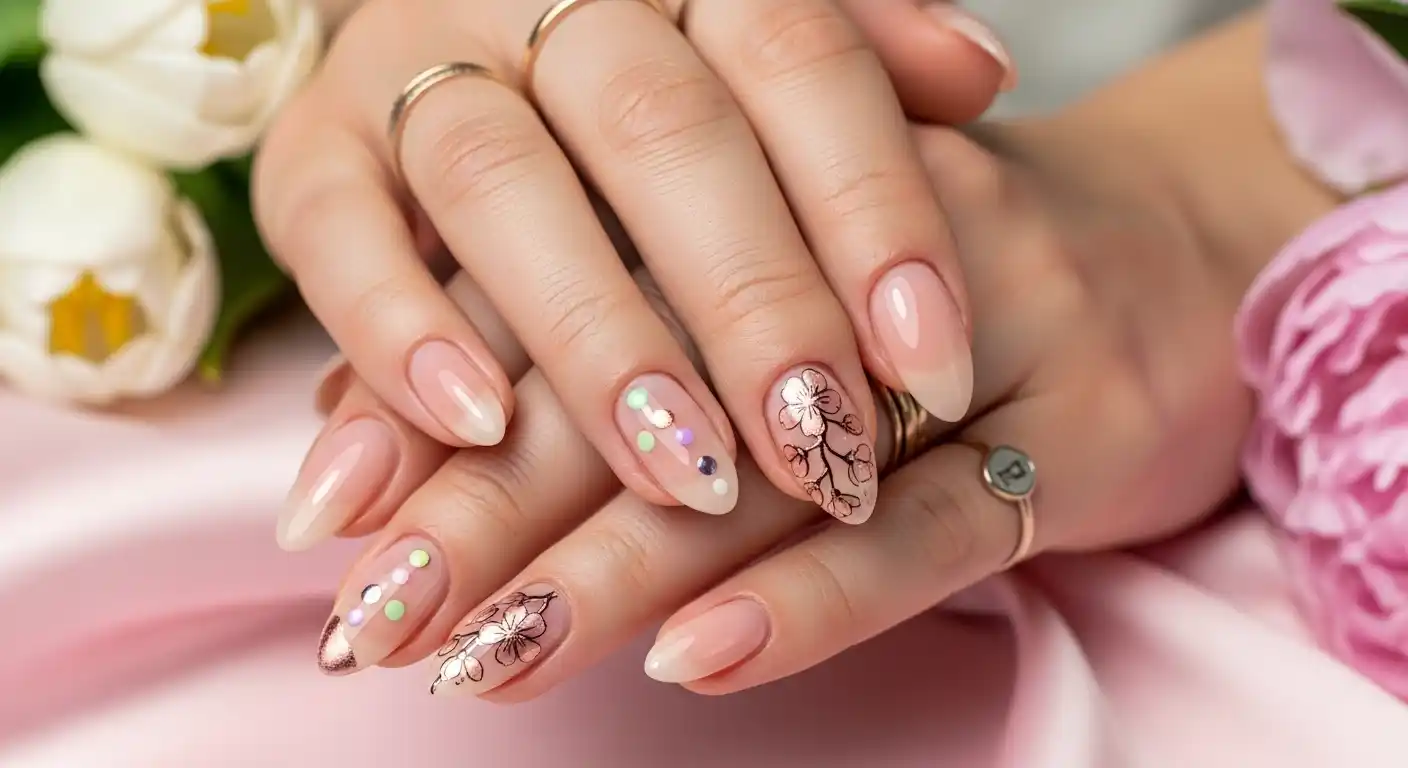 trendy-nude-spring-nail-idea
