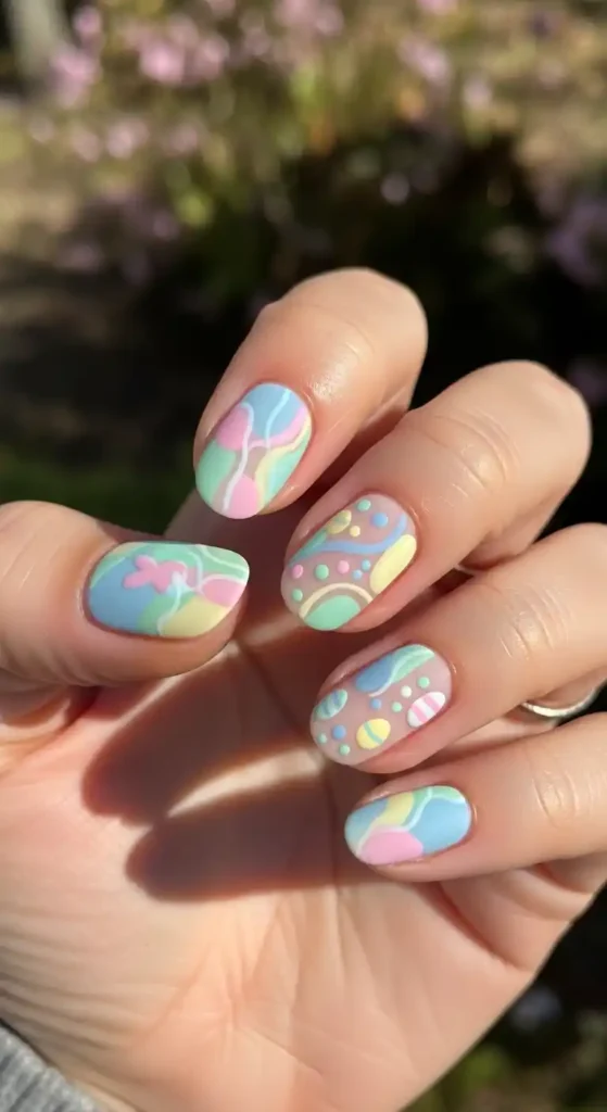 abstract-pastel-easter-nail