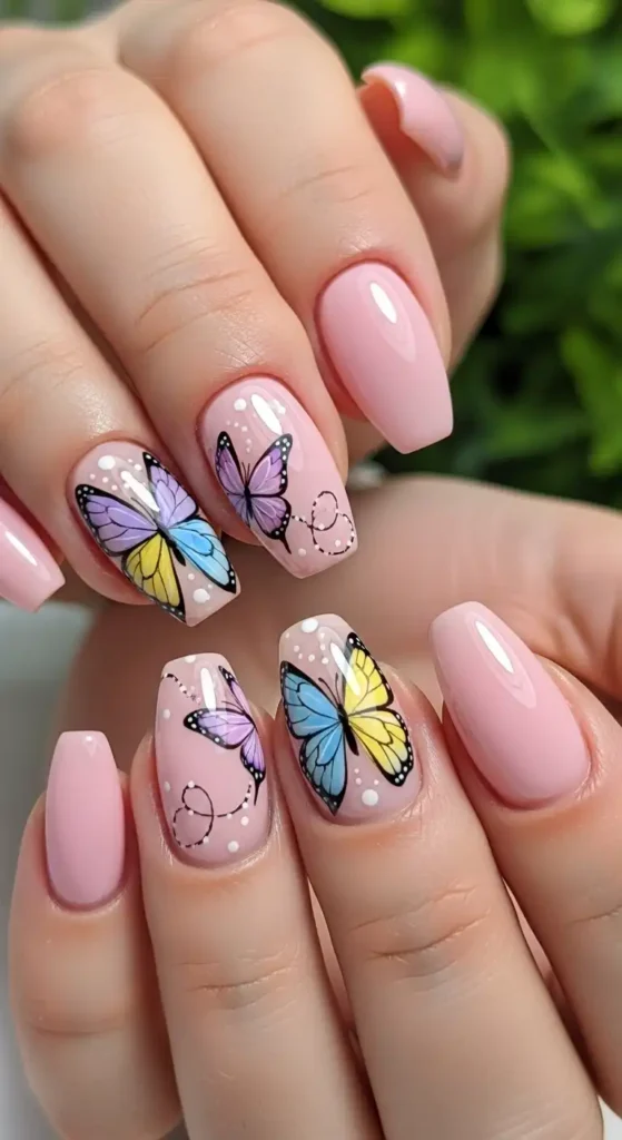 butterfly-nail-art