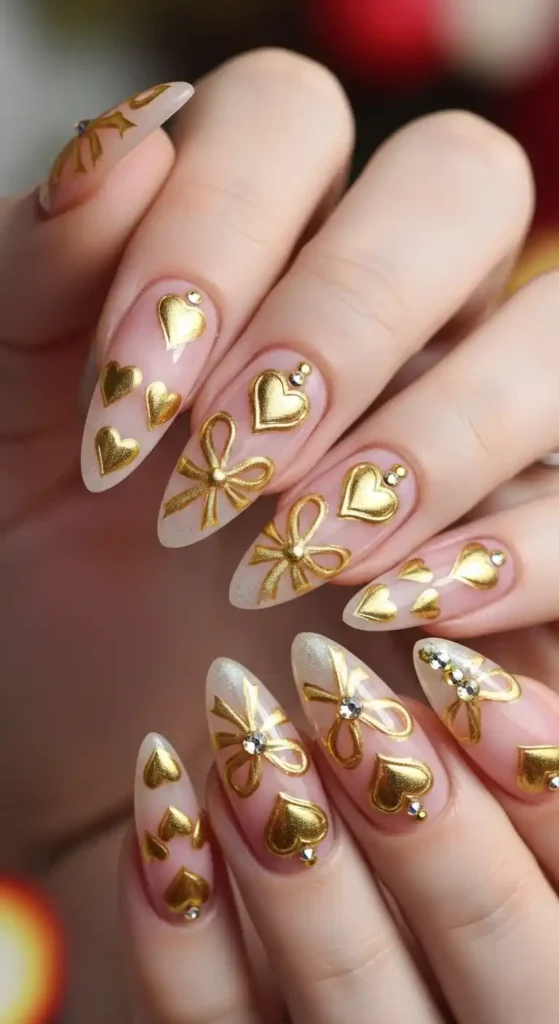 golden-ribbon-hearts