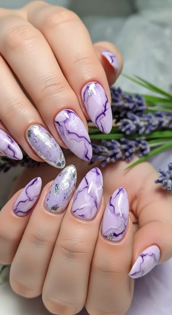lavender-marble-nails