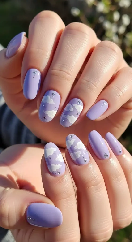 lavender-with-cloud-art