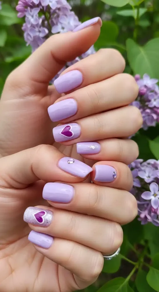 lilac-heart-accent-nails