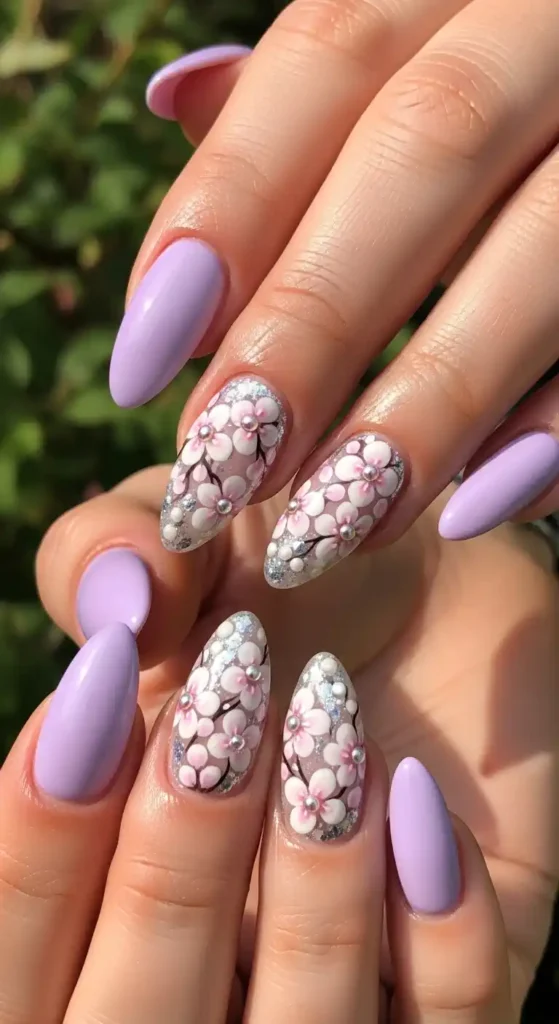 lilac-pearl-blossom-accent-nails