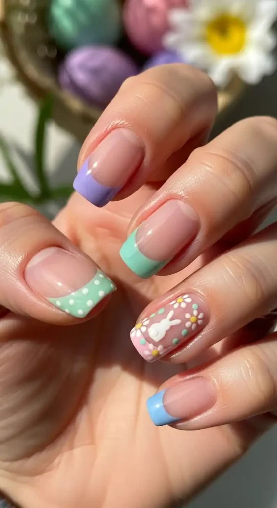 natural-short-pastel-french-tip-nail