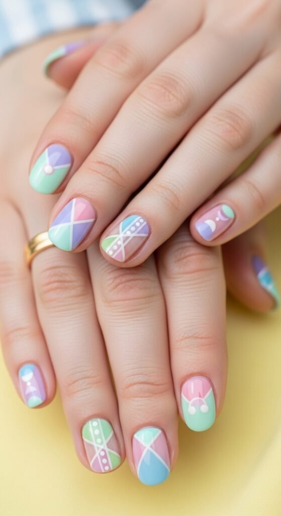 pastel-geometric-nails