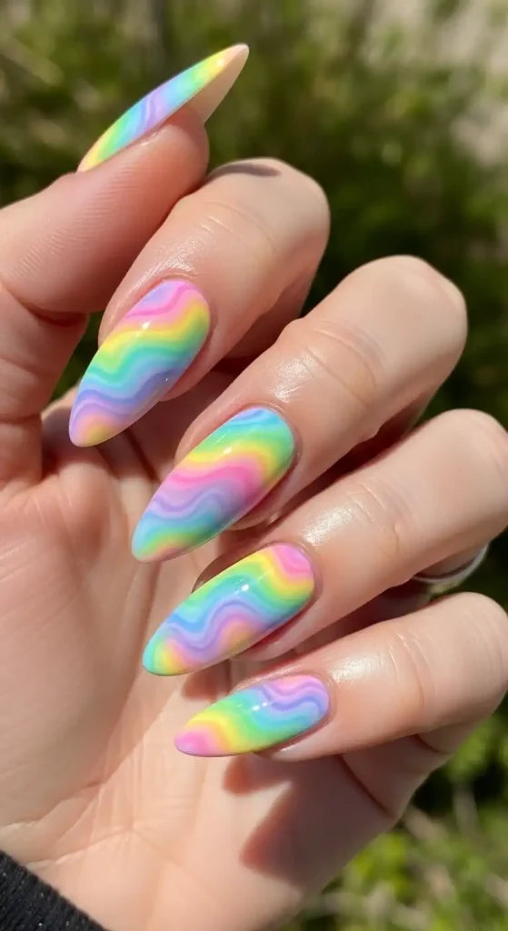 pastel-rainbow-marble-nails