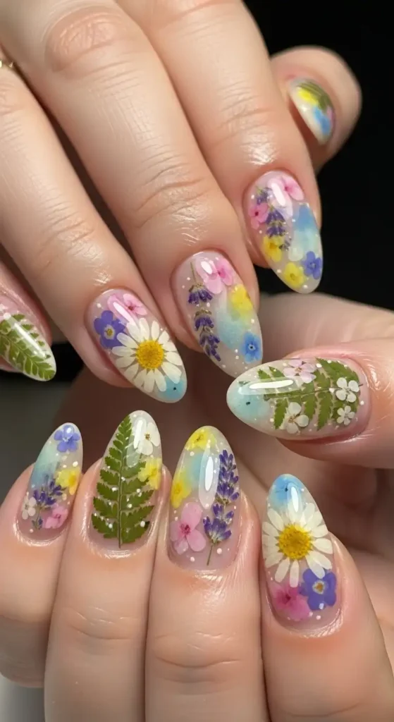 pressed-flower-manicure