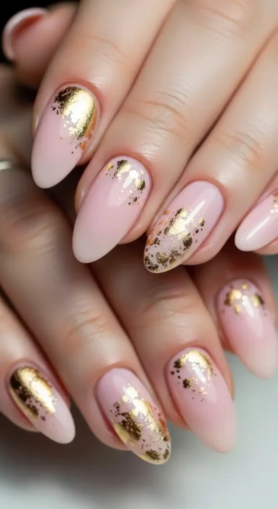 soft-pink-with-gold-foil
