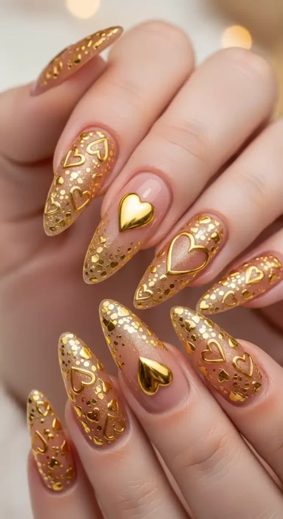 twinkling-golden-hearts