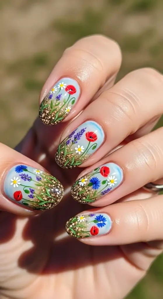 wildflower-garden-nail.