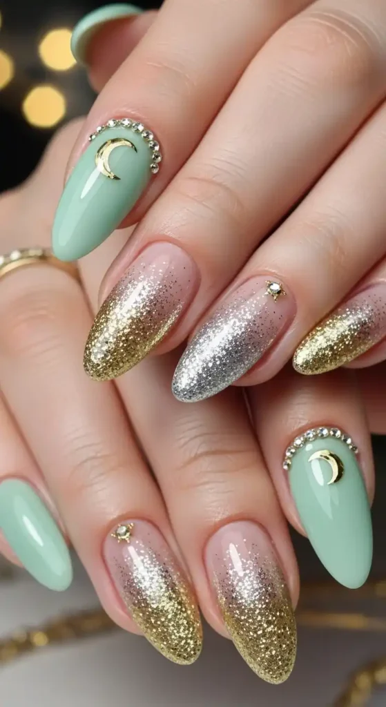 glitter-ombre-nails